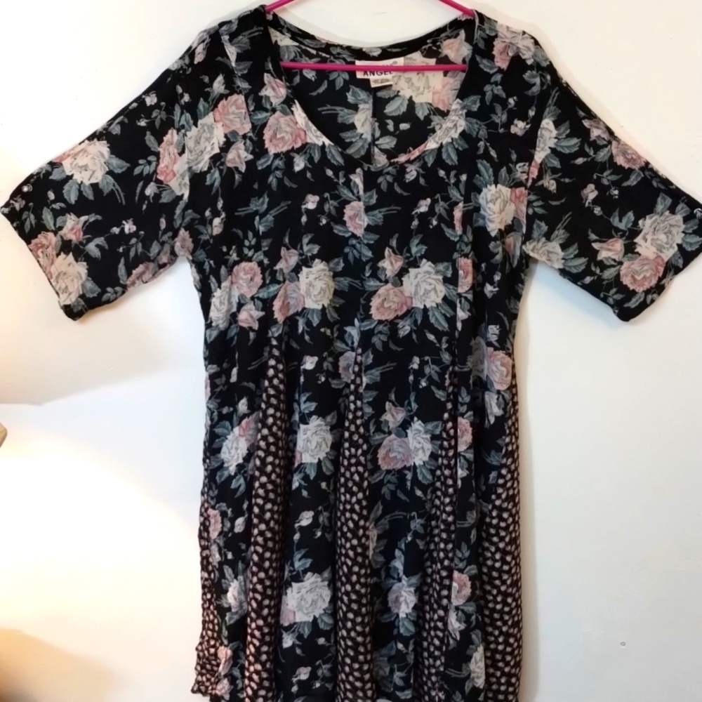 Boho Knee-length Summer Dress Size L